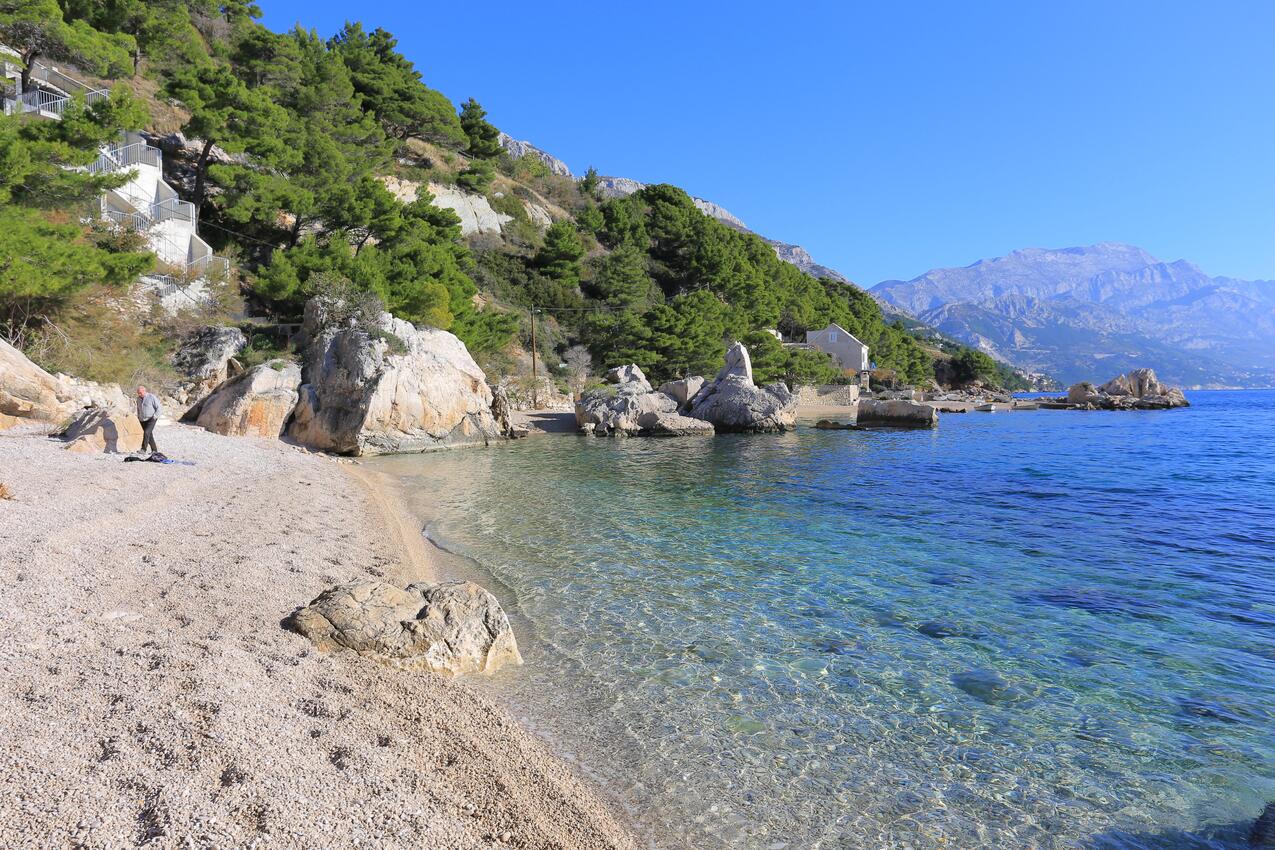 La spiaggia più vicina - Appartamenti con parcheggio Marussici - Marušići, Almissa - Omiš