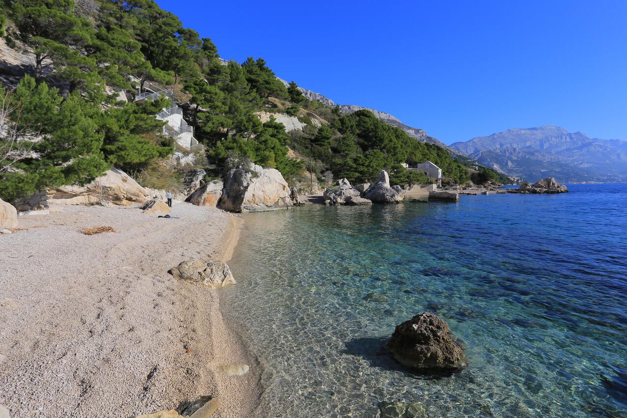 La spiaggia più vicina - Appartamenti con parcheggio Marussici - Marušići, Almissa - Omiš