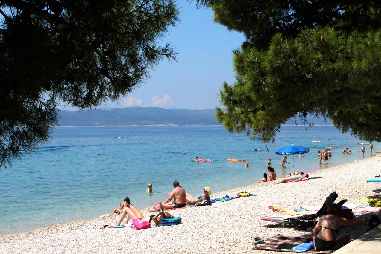 Najbliższa plaża - Apartamenty i pokoje z parkingiem Brela, Makarska