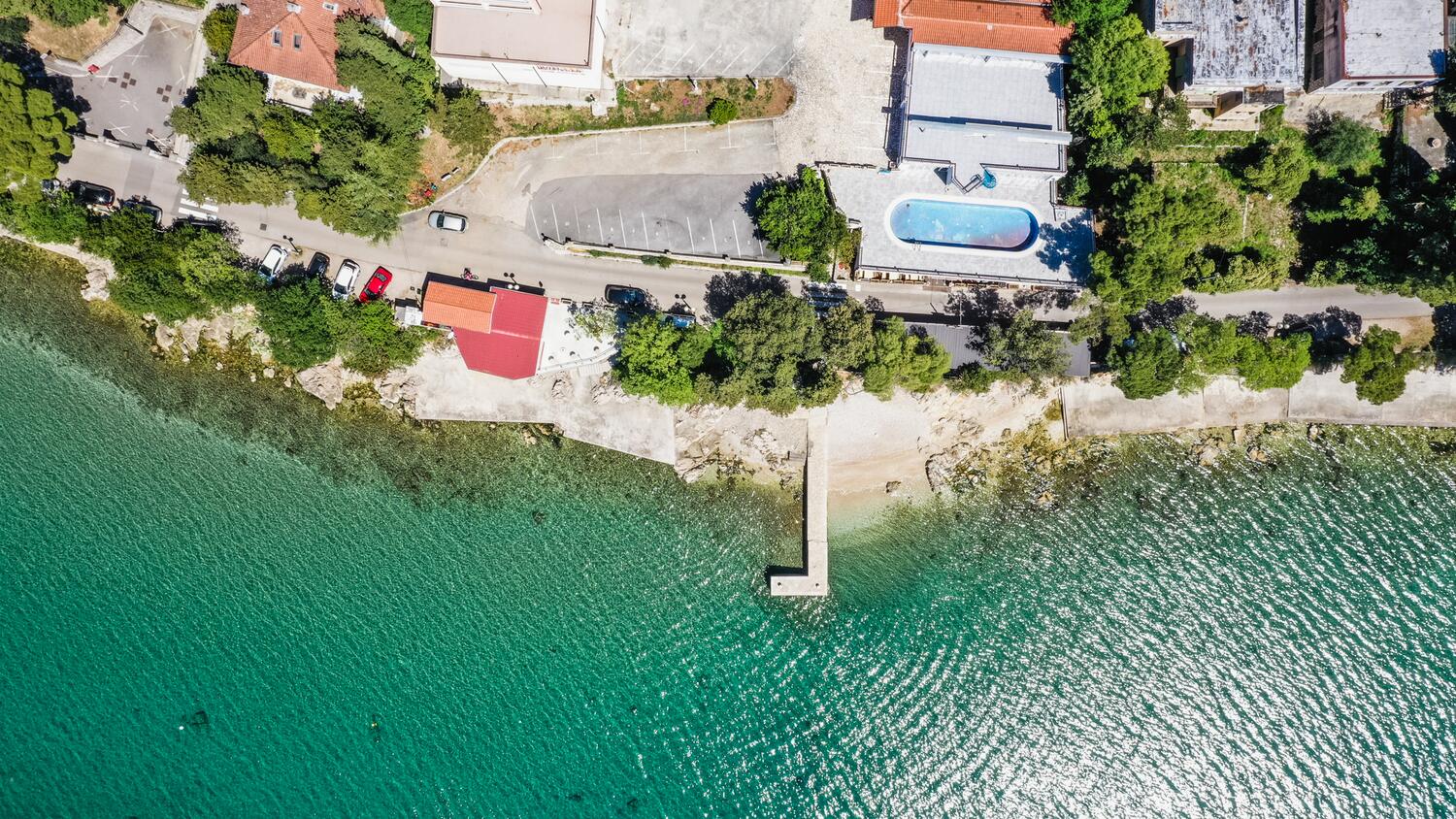 Najbližja plaža - Sobe z bazenom Crikvenica
