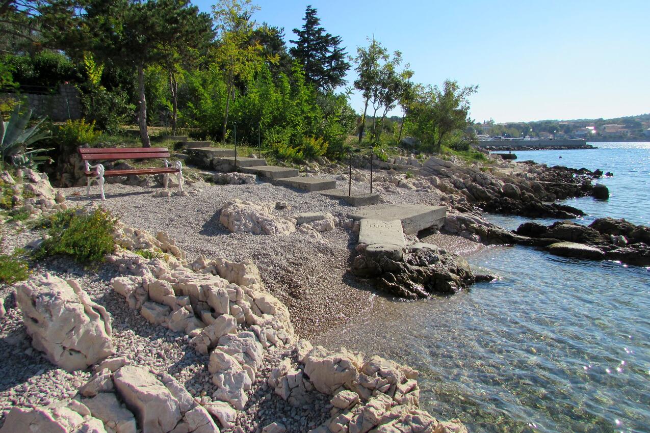 La spiaggia più vicina - Appartamenti accanto al mare Silo, Veglia - Krk