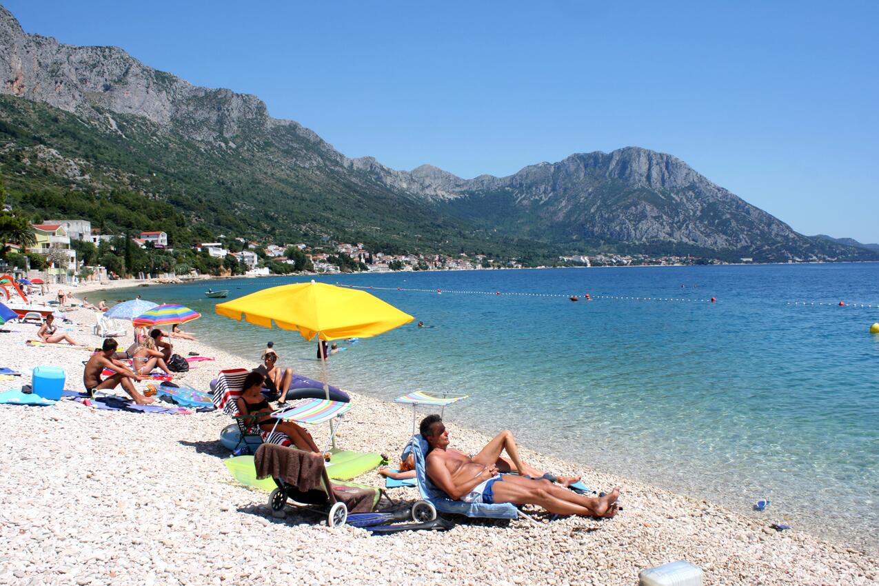 Nejbližší pláž - Apartmány s parkovištěm Podaca, Makarská - Makarska