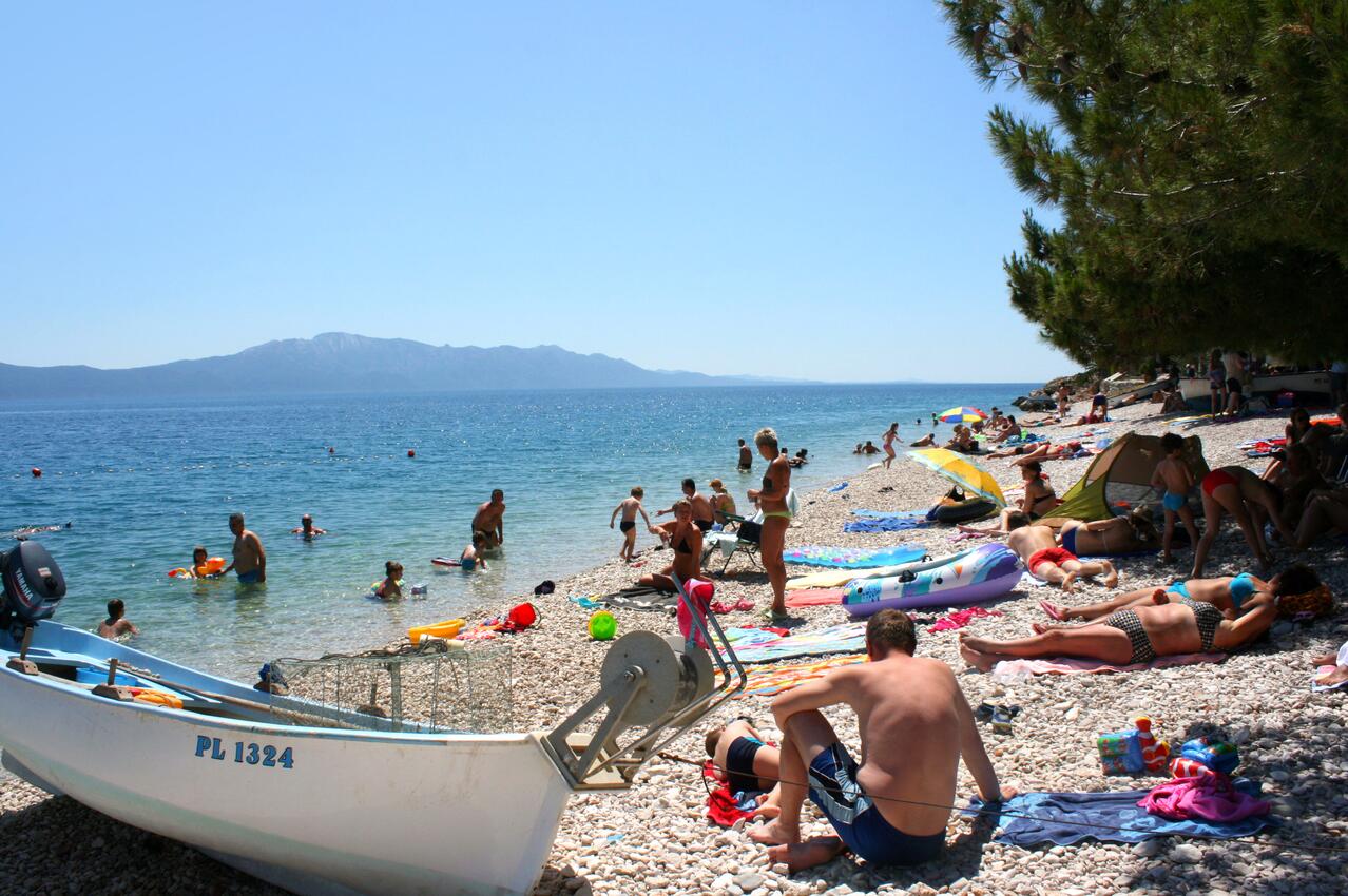 Nejbližší pláž - Apartmány s parkovištěm Podaca, Makarská - Makarska