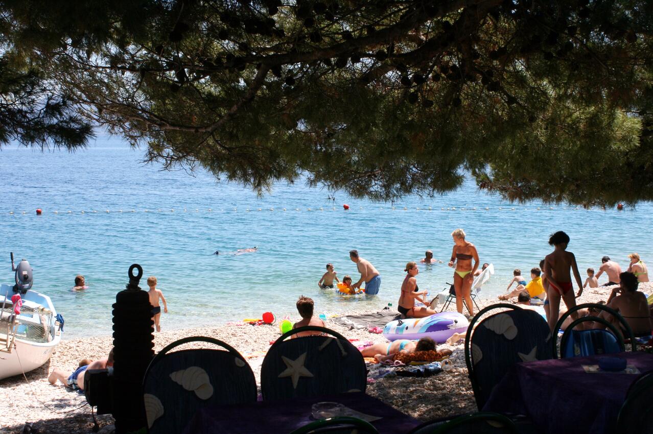 Nejbližší pláž - Apartmány s parkovištěm Podaca, Makarská - Makarska