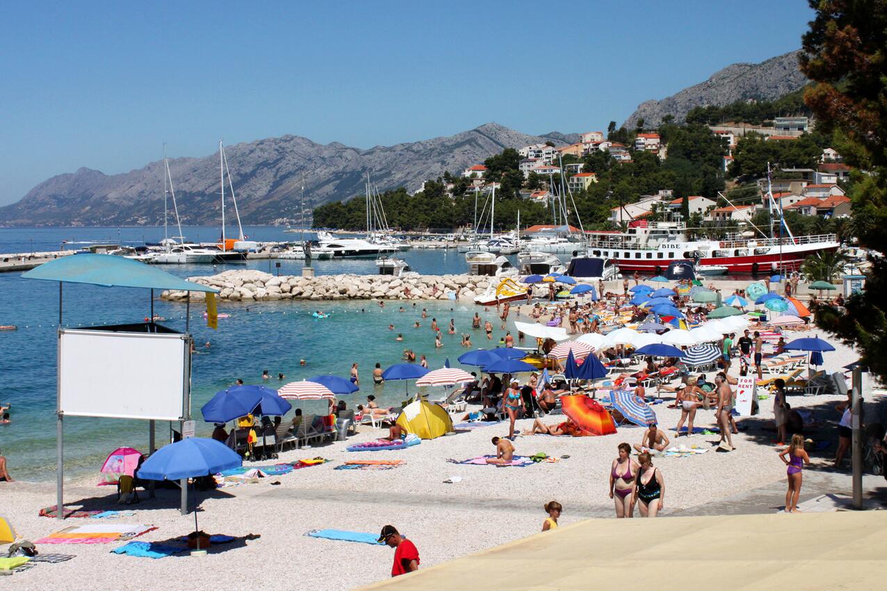 Najbližja plaža - Apartmaji s parkingom Baška Voda, Makarska