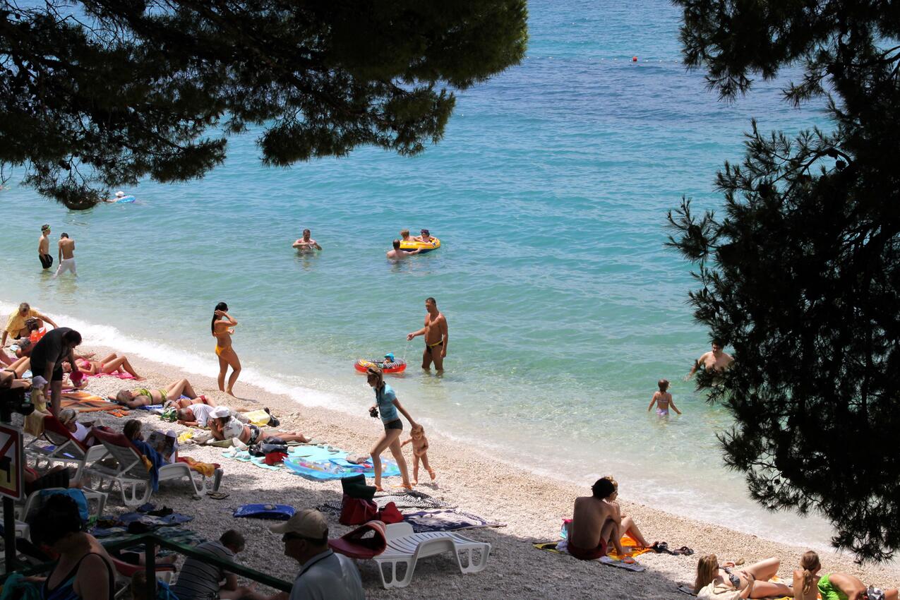 Najbližja plaža - Apartmaji s parkingom Baška Voda, Makarska