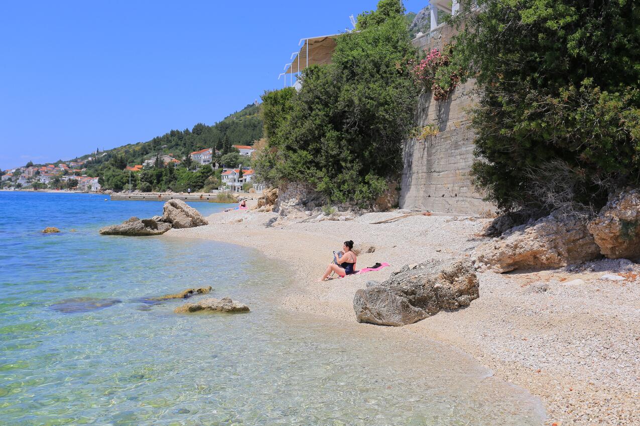 La spiaggia più vicina - Appartamenti accanto al mare Brist, Macarsca - Makarska