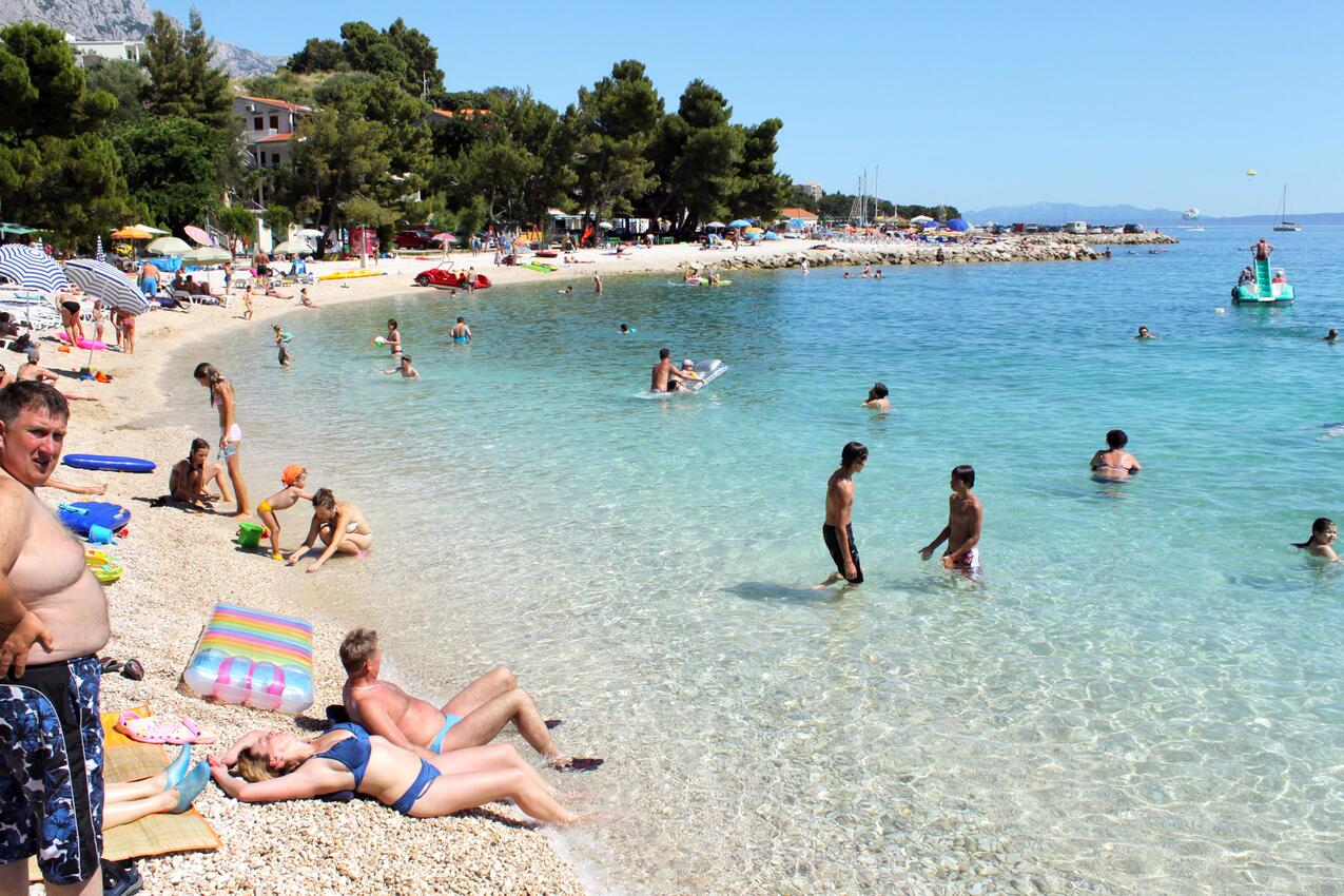 Najbližja plaža - Apartmaji s parkingom Baška Voda, Makarska