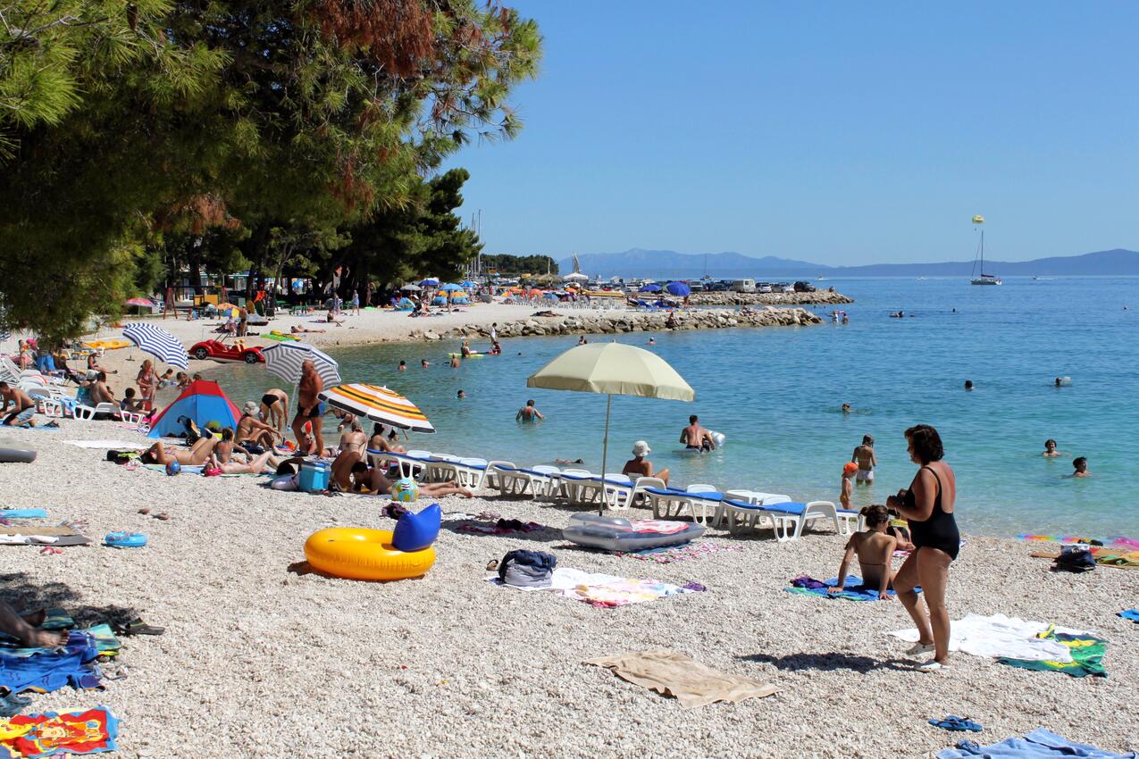 Najbližja plaža - Apartmaji s parkingom Baška Voda, Makarska