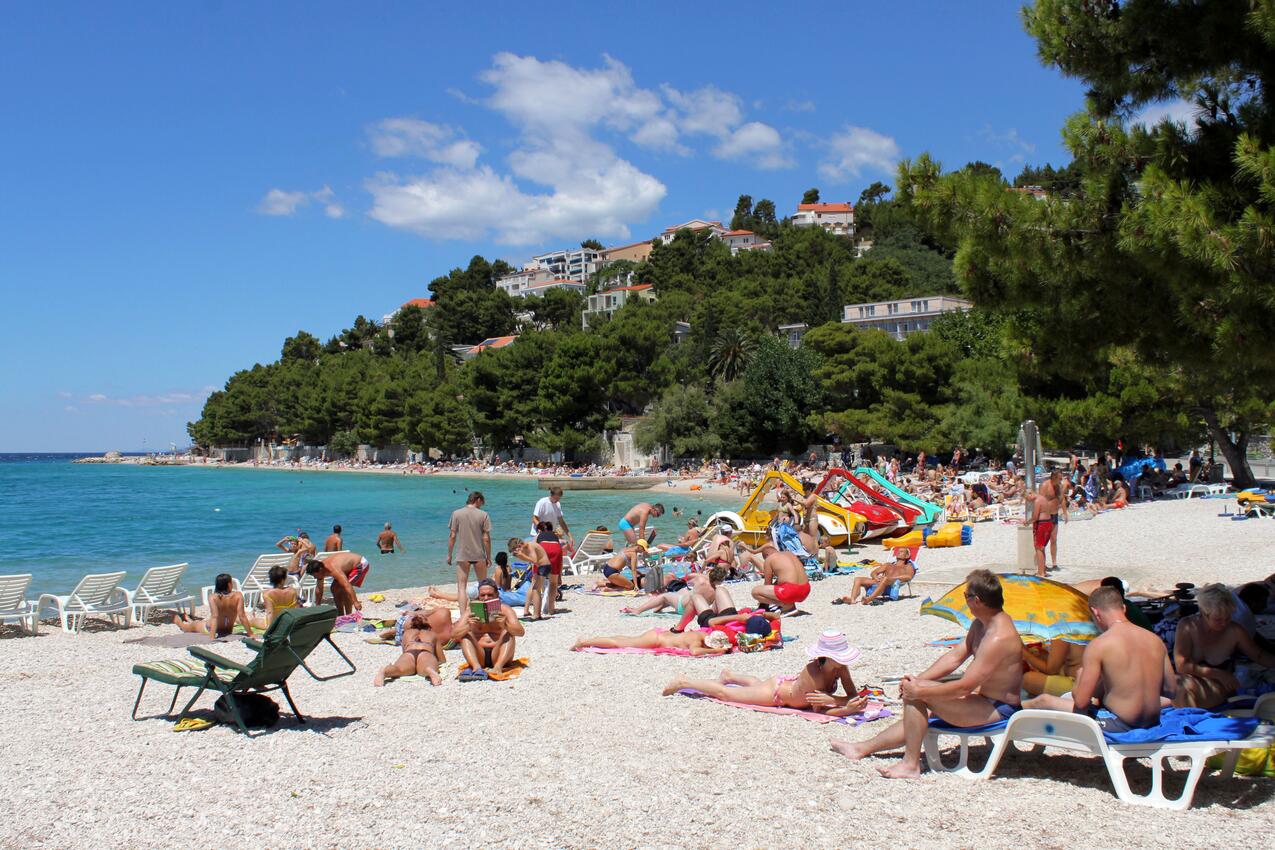 Najbližja plaža - Apartmaji s parkingom Baška Voda, Makarska