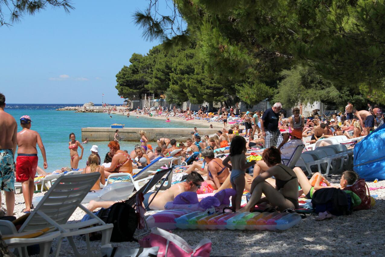 Najbližja plaža - Apartmaji s parkingom Baška Voda, Makarska