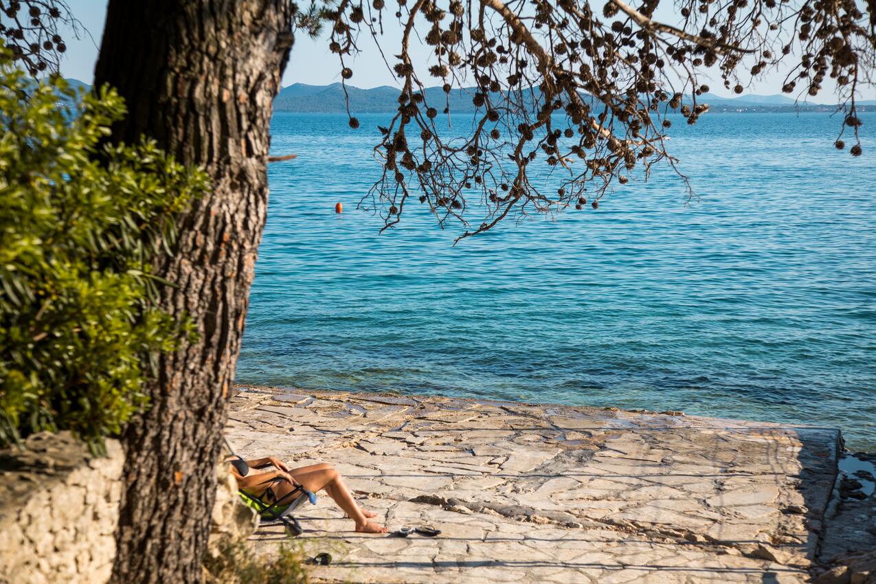 Legközelebbi strand - Apartmanok a tenger mellett Petrcane, Zadar