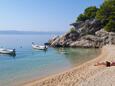 Plaža Podrače v mjestu Makarska, Makarska.