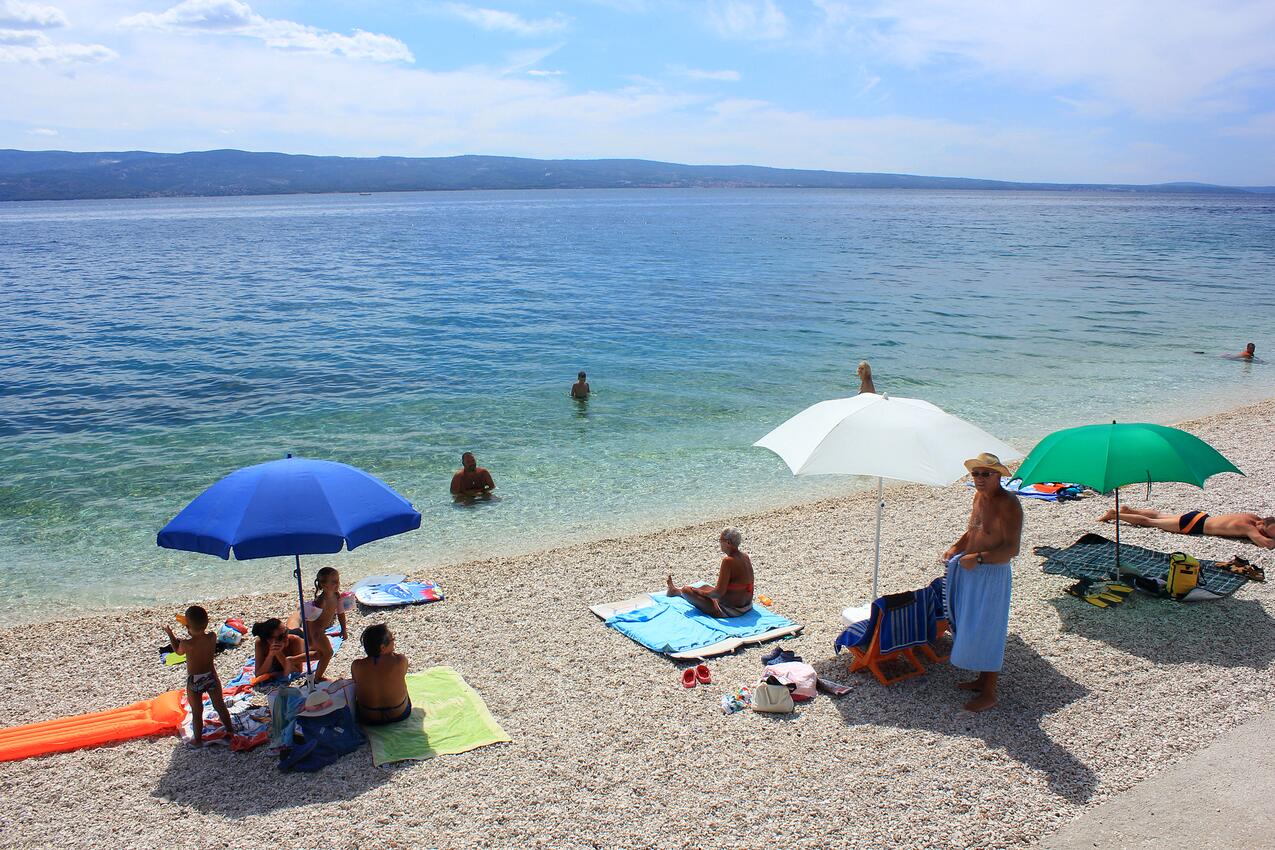 La spiaggia più vicina - Appartamenti accanto al mare Orij, Almissa - Omiš