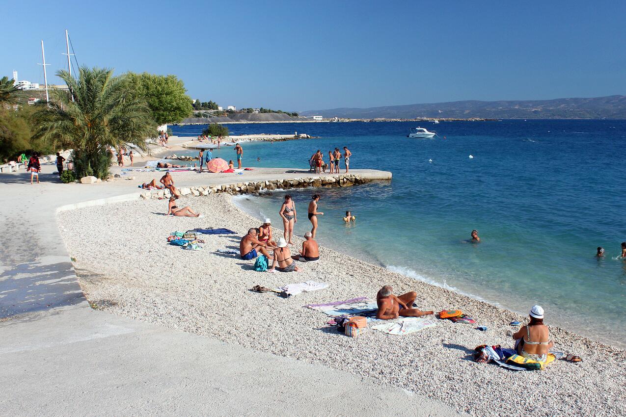 La spiaggia più vicina - Appartamenti accanto al mare Orij, Almissa - Omiš