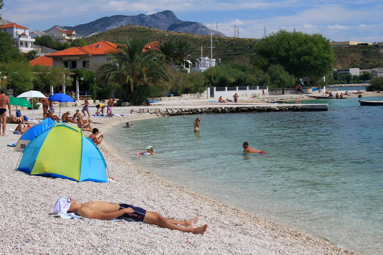 La spiaggia più vicina - Appartamenti accanto al mare Orij, Almissa - Omiš