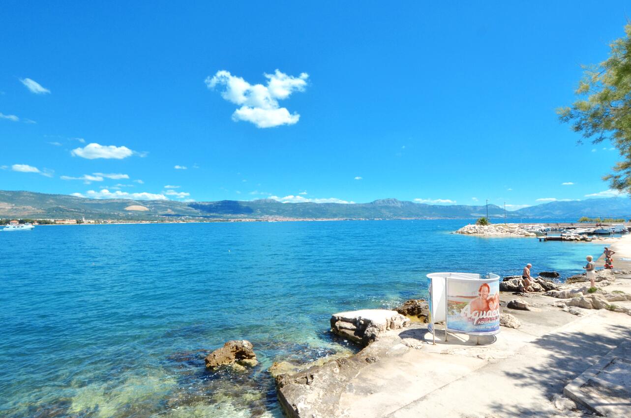 Nächster Strand - Ferienwohnungen am Meer Arbanija, Ciovo