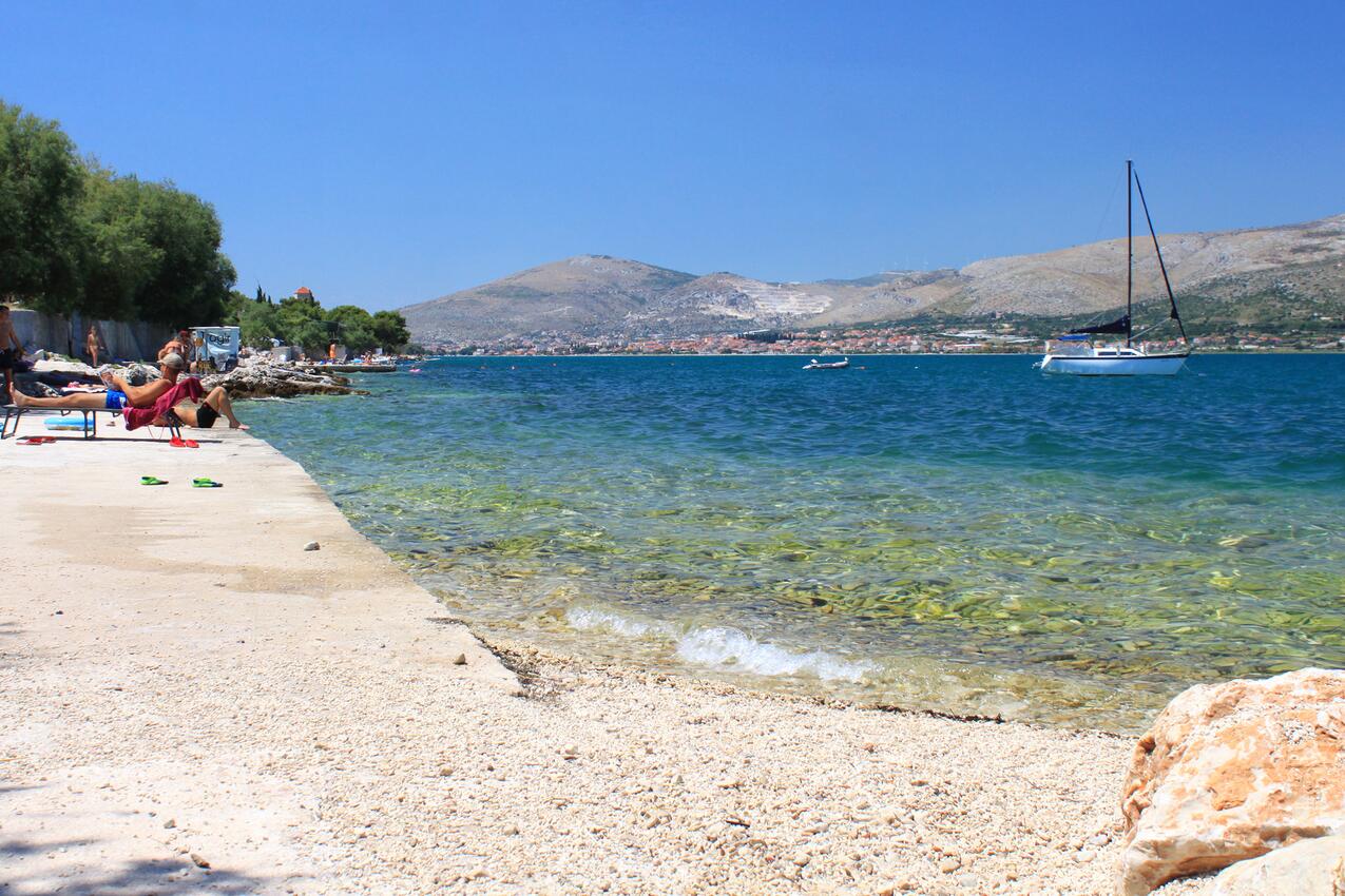 Nächster Strand - Ferienwohnungen am Meer Arbanija, Ciovo