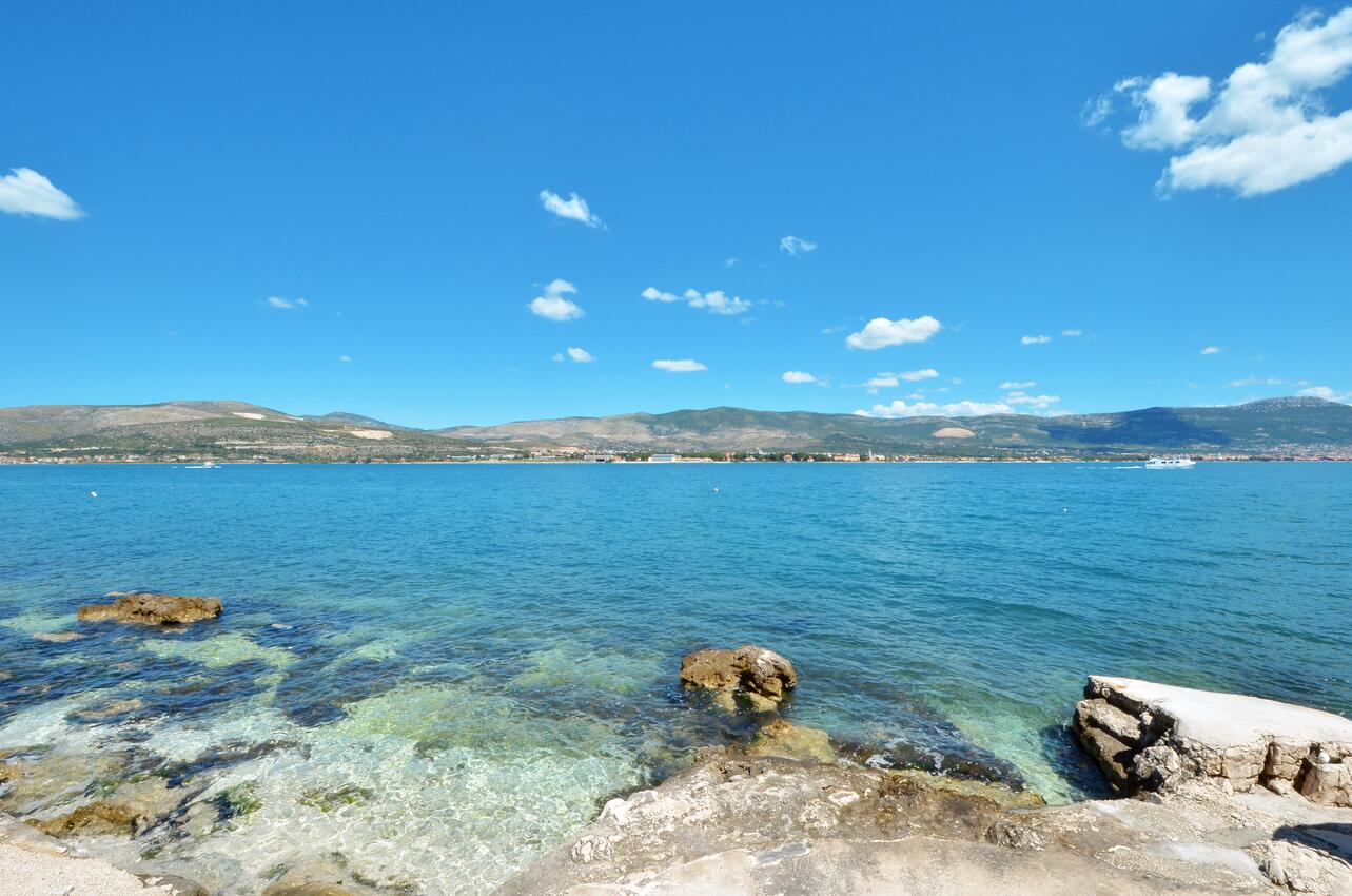 Nächster Strand - Ferienwohnungen am Meer Arbanija, Ciovo