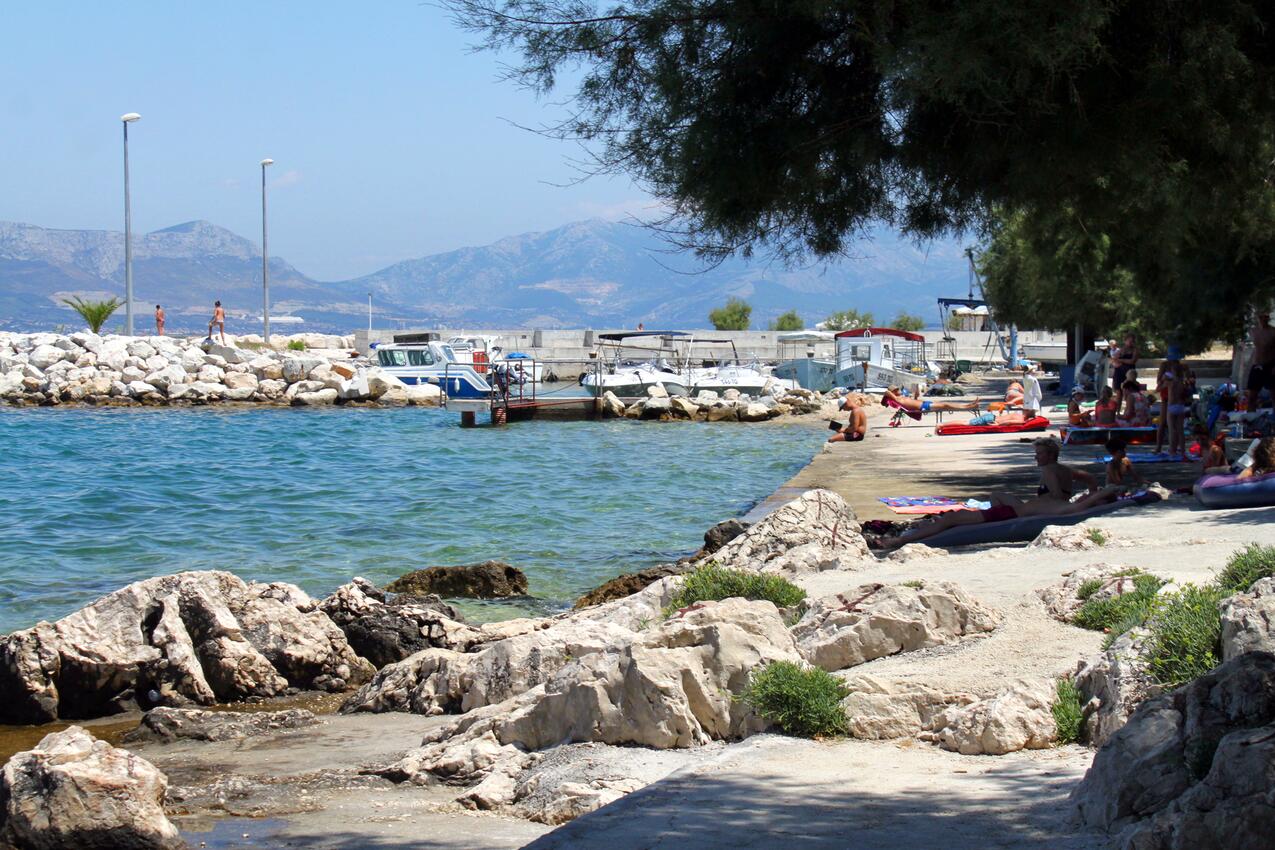 Nächster Strand - Ferienwohnungen am Meer Arbanija, Ciovo