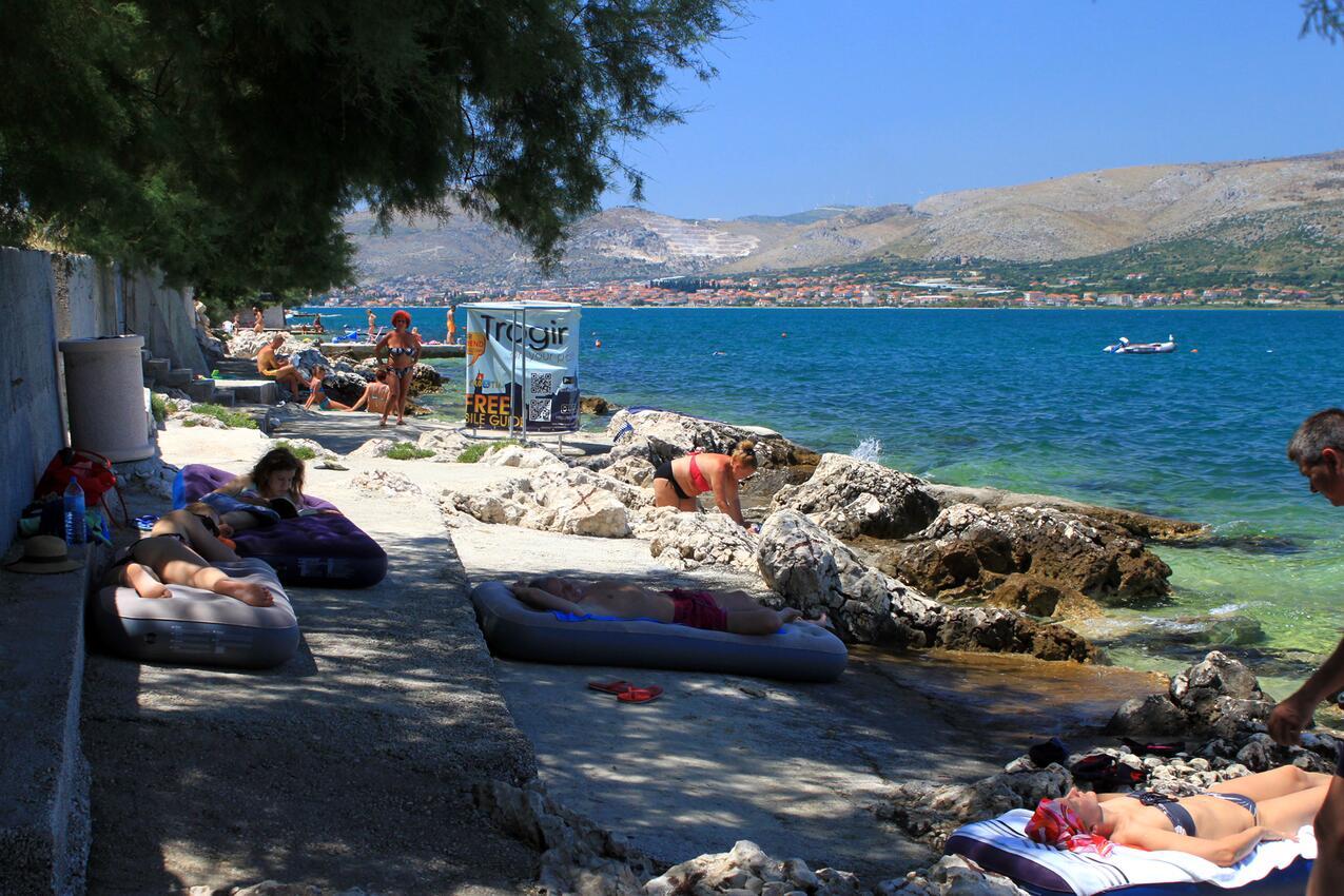 Nächster Strand - Ferienwohnungen am Meer Arbanija, Ciovo