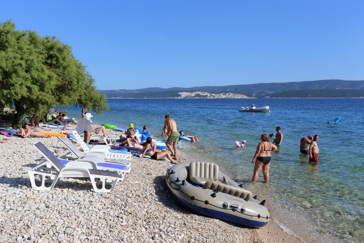 La spiaggia più vicina - Appartamenti con parcheggio Stanici, Almissa - Omiš