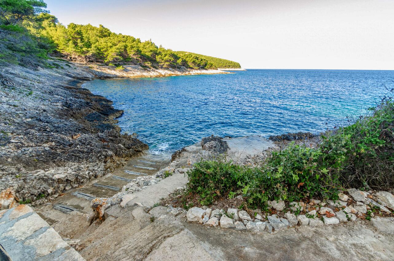 La spiaggia più vicina - Casa accanto al mare per famiglia con bambini Baia Zanavje, Curzola - Korčula