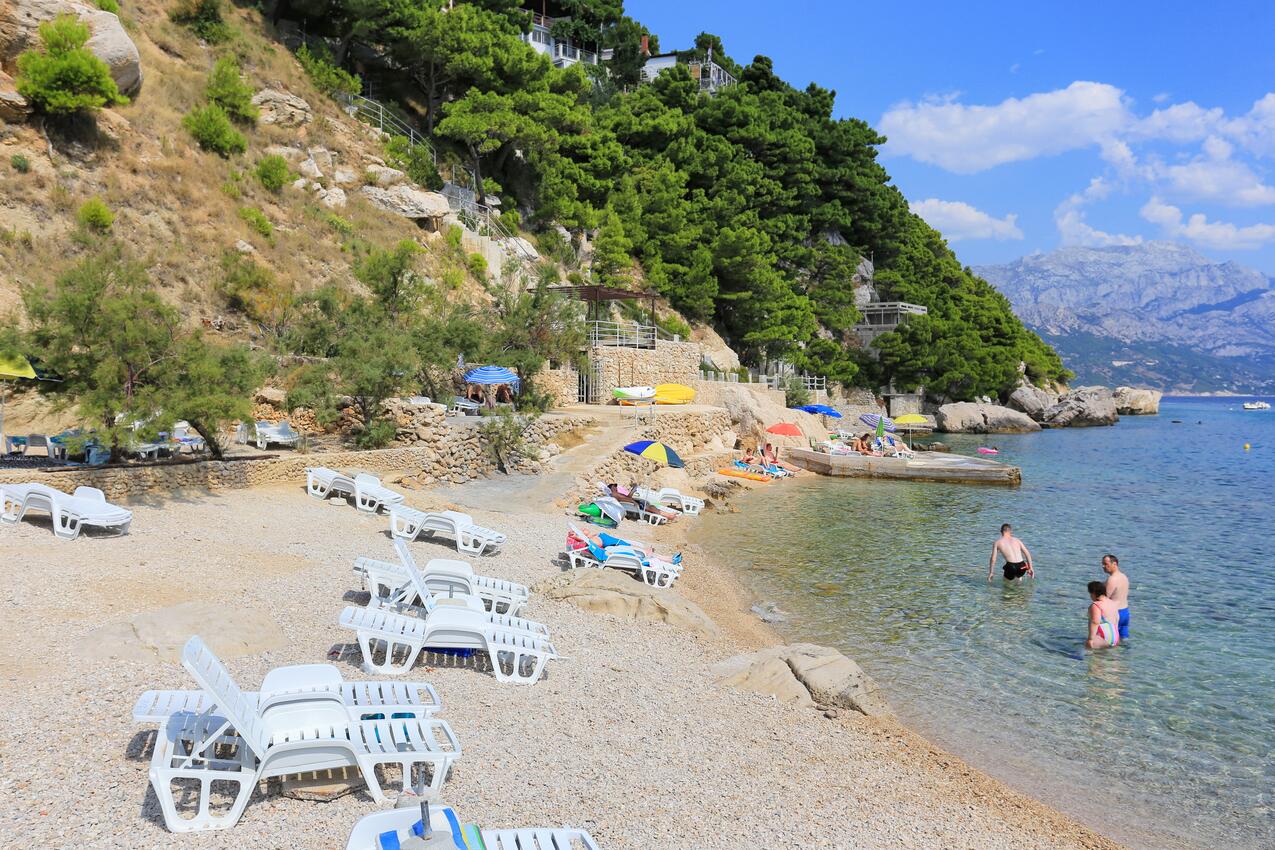 La spiaggia più vicina - Appartamenti con parcheggio Marussici - Marušići, Almissa - Omiš