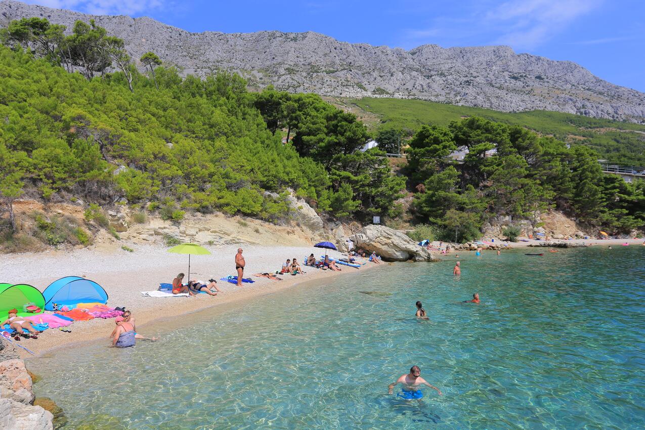 Nejbližší pláž - Apartmány u moře Lokva Rogoznica, Omiš