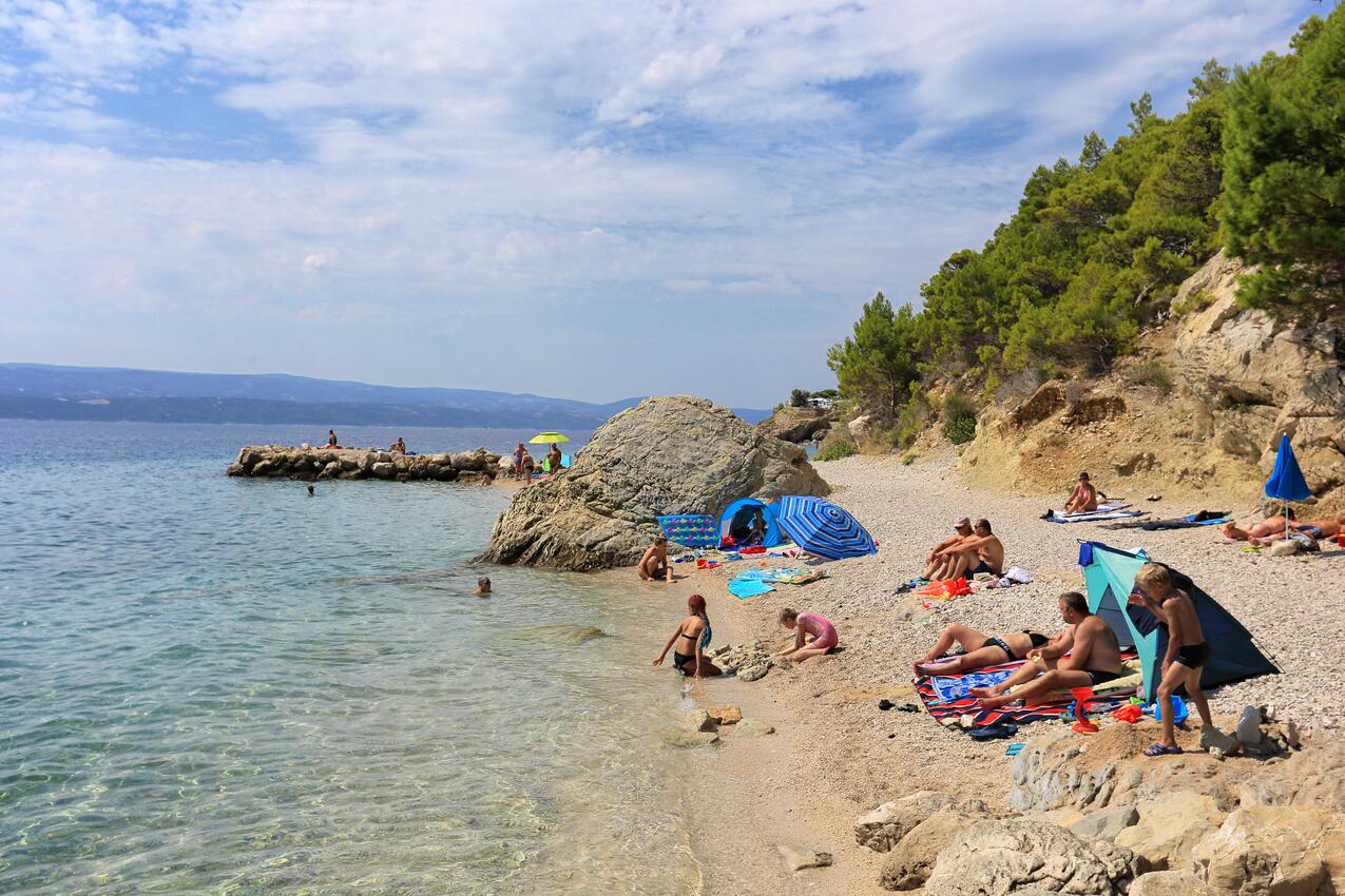 Nejbližší pláž - Apartmány u moře Lokva Rogoznica, Omiš