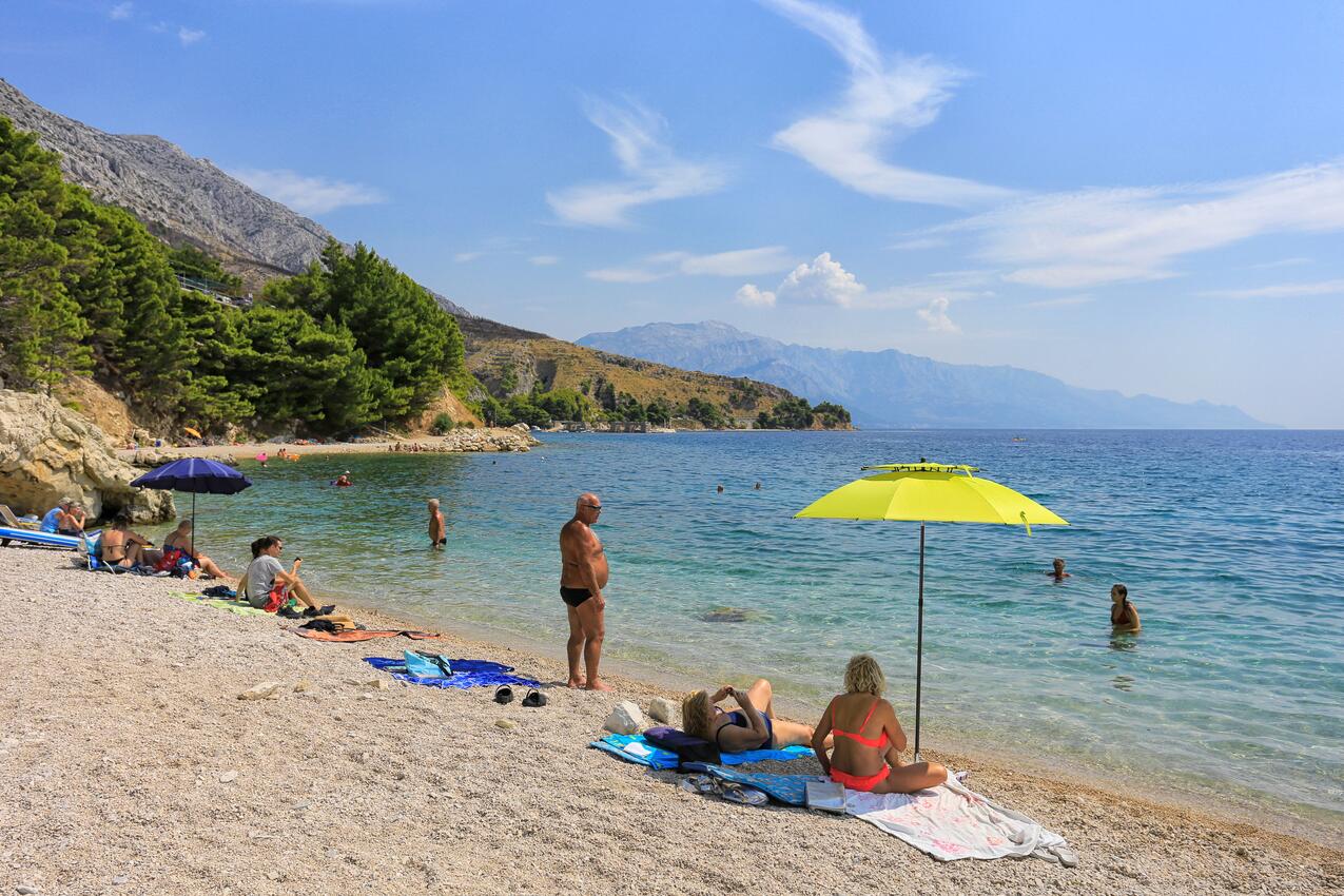 Nejbližší pláž - Apartmány u moře Lokva Rogoznica, Omiš