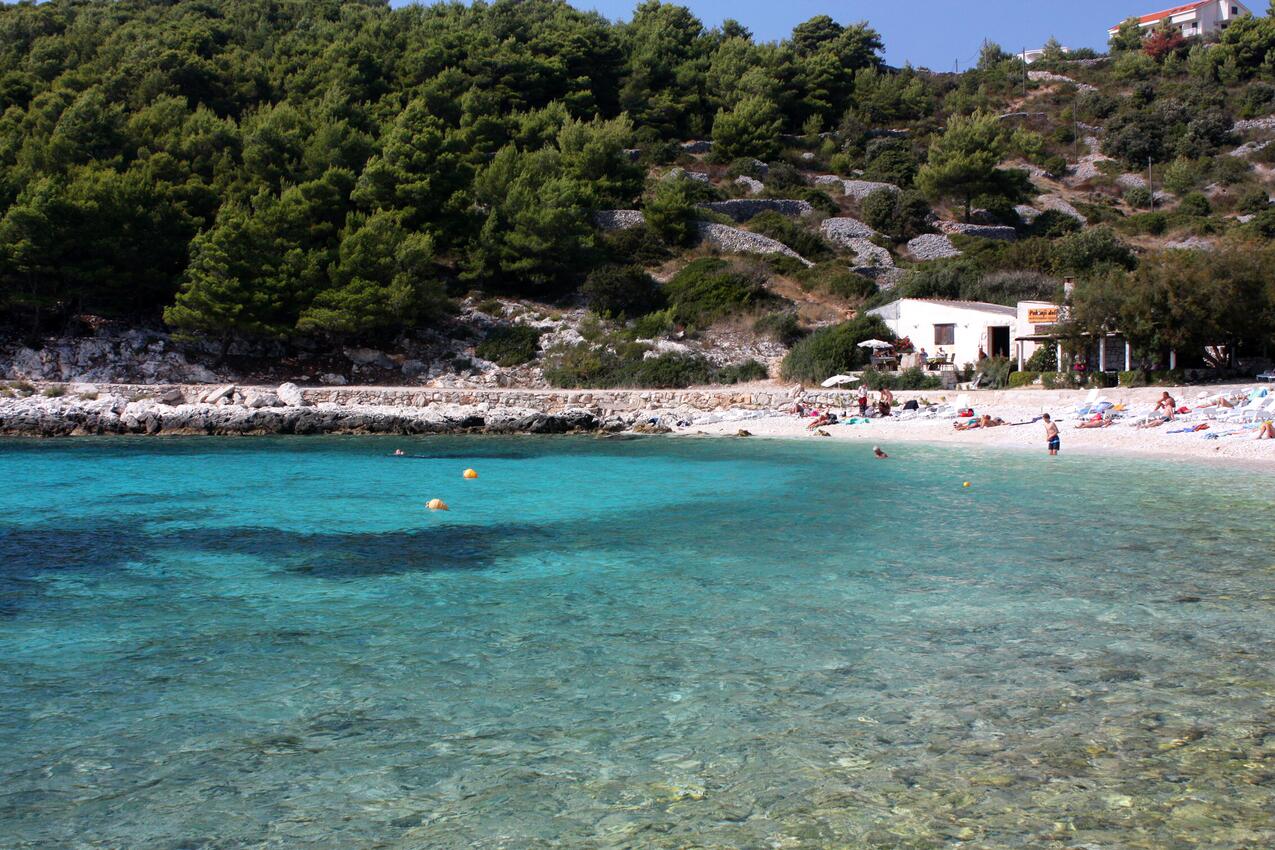 La spiaggia più vicina - Appartamenti accanto al mare Lesina - Hvar