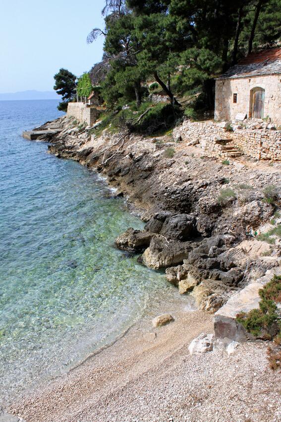 Nermeste strand - Fiskerhus til ferie ved havet Vig Lučica, Hvar