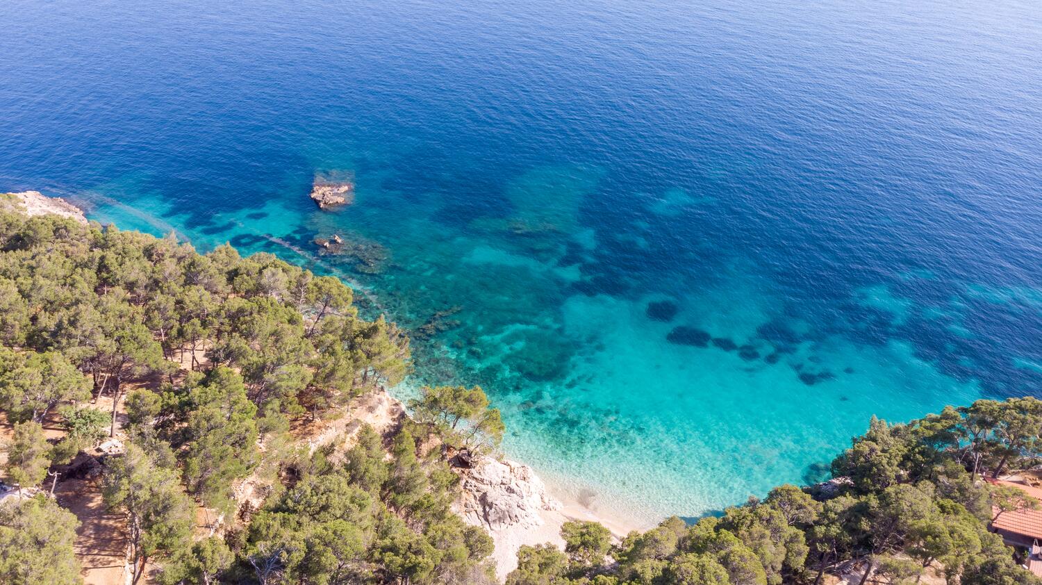 La spiaggia più vicina - Appartamenti e camere con parcheggio Jagodna, Lesina - Hvar