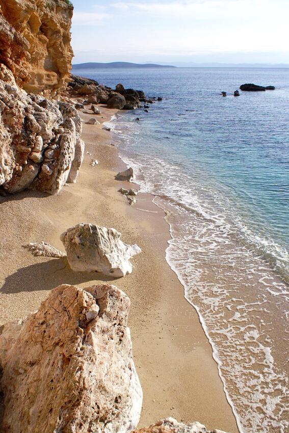La spiaggia più vicina - Appartamenti e camere con parcheggio Jagodna, Lesina - Hvar