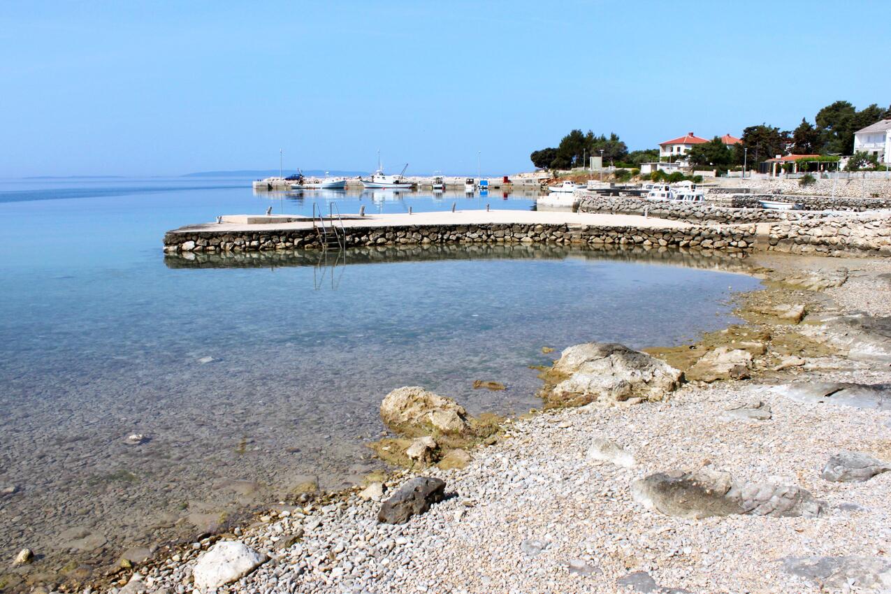 Nærmeste strand - Apartmani i sobe uz more Jakisnica, Pag