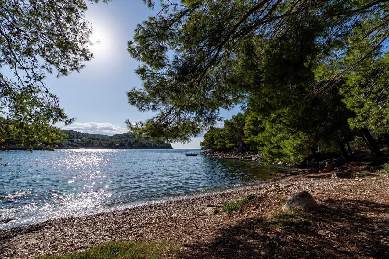 Nächster Strand - Ferienwohnungen am Meer Bucht Poplat, Korcula