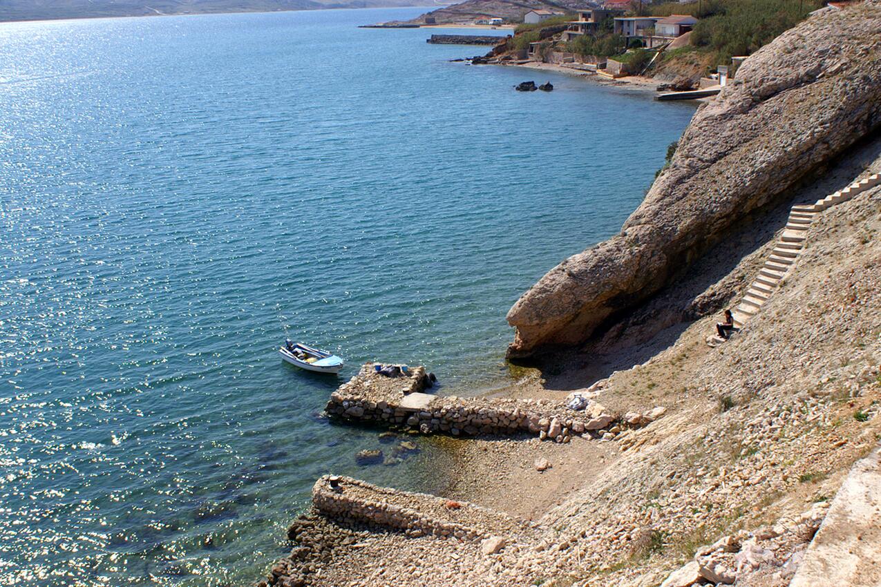 Nächster Strand - Ferienwohnungen und Zimmer am Meer Zubovici, Pag