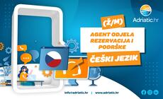 Adriatic.hr - Agent Odjela rezervacija i podrške - češki (ž/m)