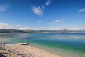 Utsikt över stranden, Arbanija Arbanija Lägenheter Kroatien