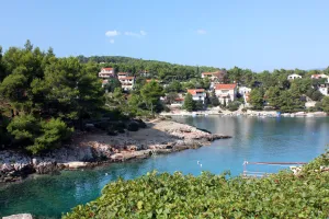 Pohled na zátoku, Basina Basina Apartmány Chorvatsko