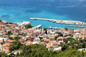 Látkép, Baška Voda Baška Voda Apartmanok Horvátországban