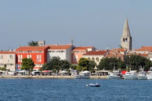 Pohled z moře, Poreč Poreč Apartmány Chorvatsko