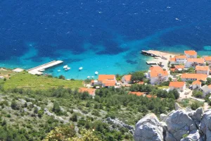 Panorama Zavale, ostrov Hvar Zavala Apartmány Chorvatsko