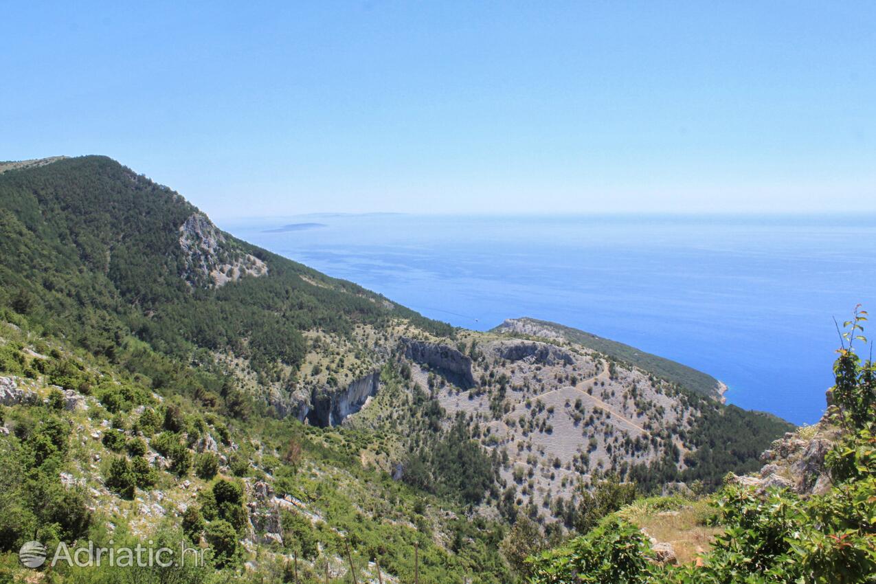 Lubenice op de route Cres (Kvarner)