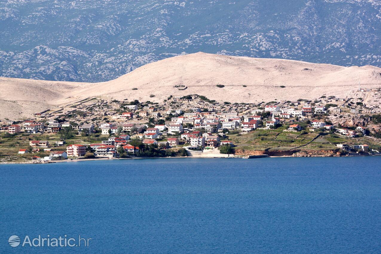 Zubovići op de route Pag (Kvarner)