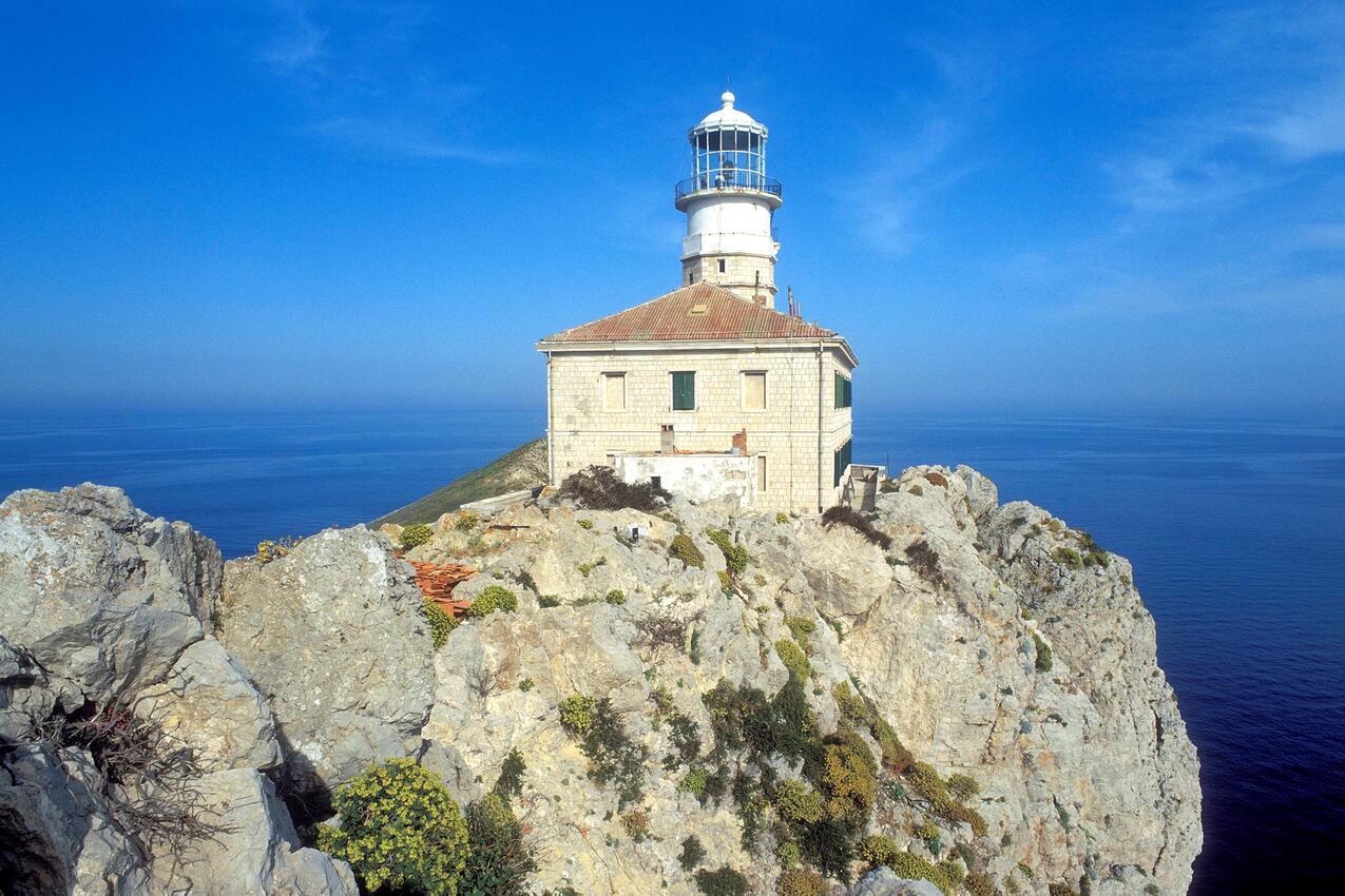 Palagruža op de route Vis (Srednja Dalmacija)