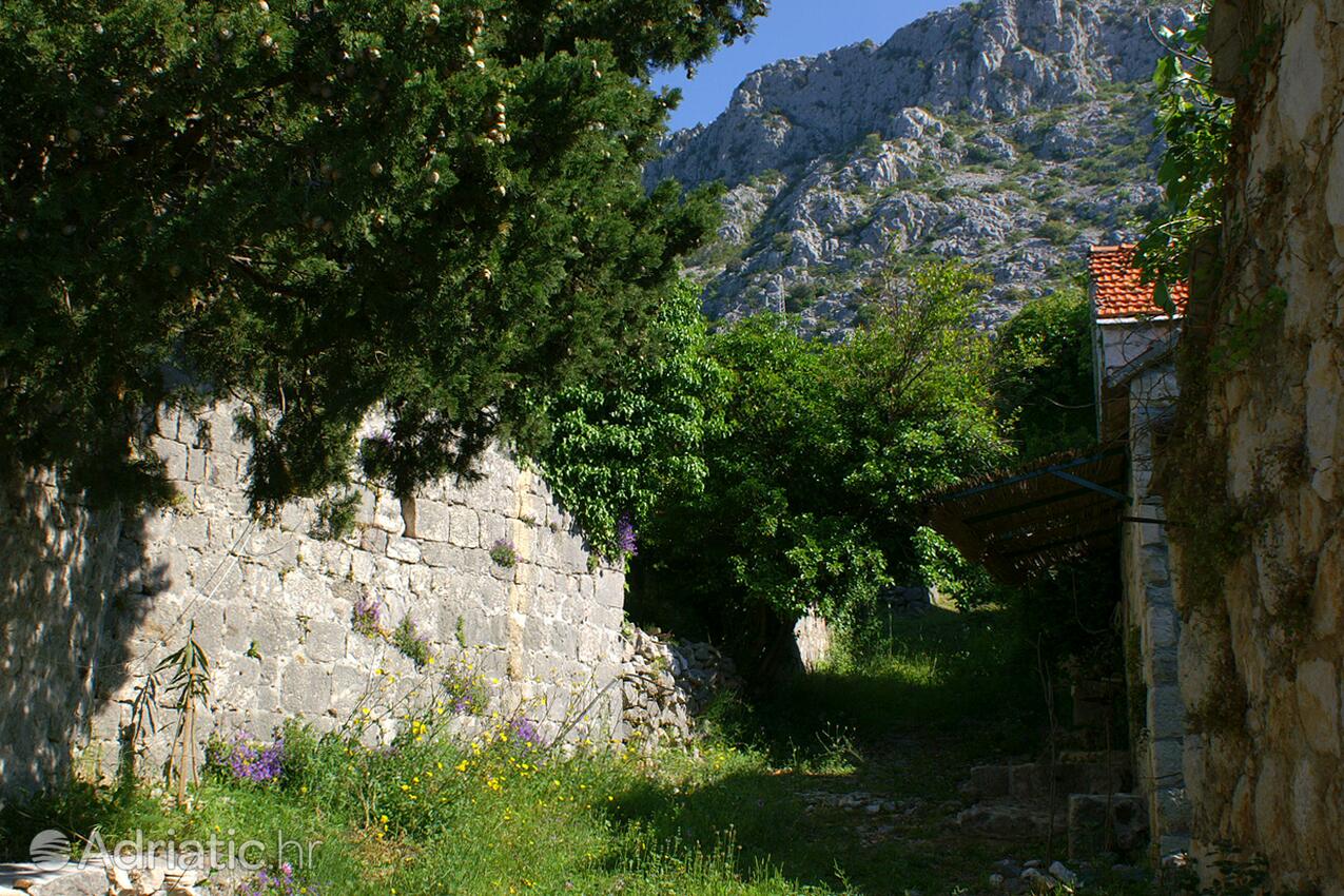 Podaca en la ribera Makarska (Srednja Dalmacija)