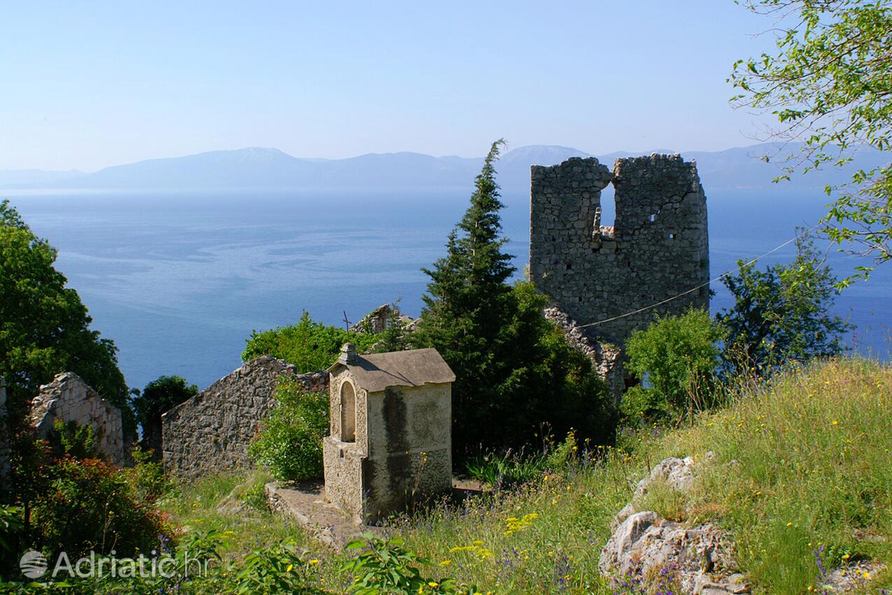 Podaca en la ribera Makarska (Srednja Dalmacija)