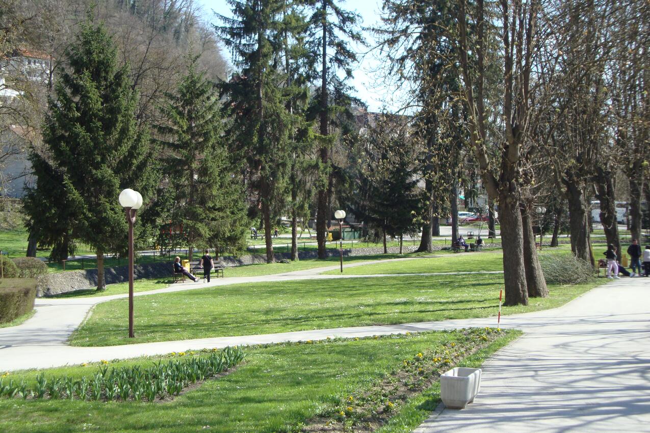 Krapinske Toplice na riwierze Zagorje (Kontinentalna Hrvatska)